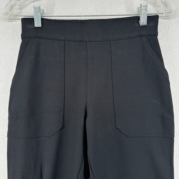 SPANX Pants S The Perfect Jogger Ponte Ankle Tapered High Waist Pull On Black - Picture 3 of 16